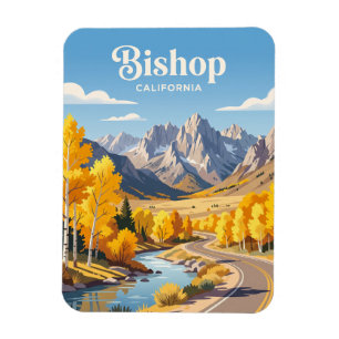 Bishop Kalifornien USA Herbstlaub Magnet