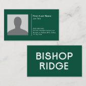 Bishop Ridge Cards Visitenkarte (Vorne/Hinten)