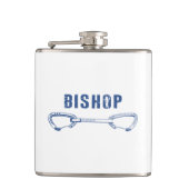 Bishop Rock Climbing Quickdrag Flachmann (Vorderseite)