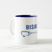 Bishop Rock Climbing Quickdrag Zweifarbige Tasse (Vorderseite Links)