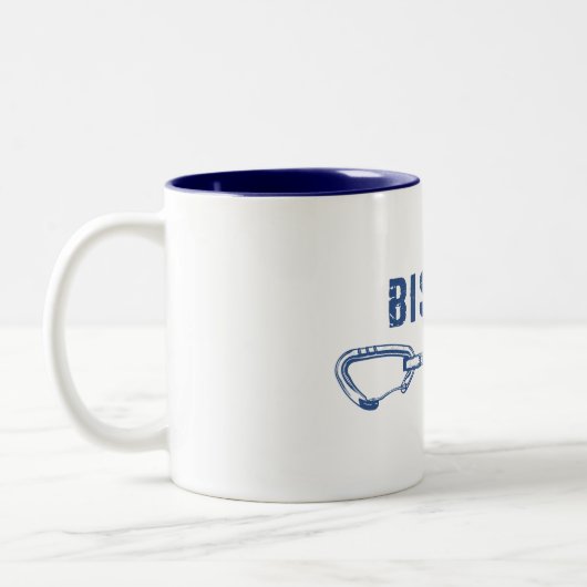 Bishop Rock Climbing Quickdrag Zweifarbige Tasse (Links)