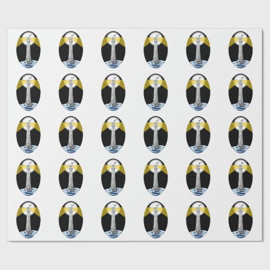 Bishop Rock Lighthouse Geschenkpapier (Flach)