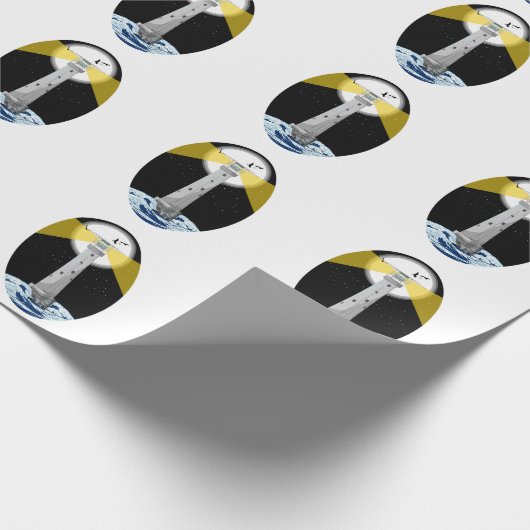 Bishop Rock Lighthouse Geschenkpapier (Ecke)