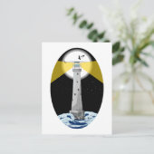 Bishop Rock Lighthouse Postkarte (Stehend Vorderseite)