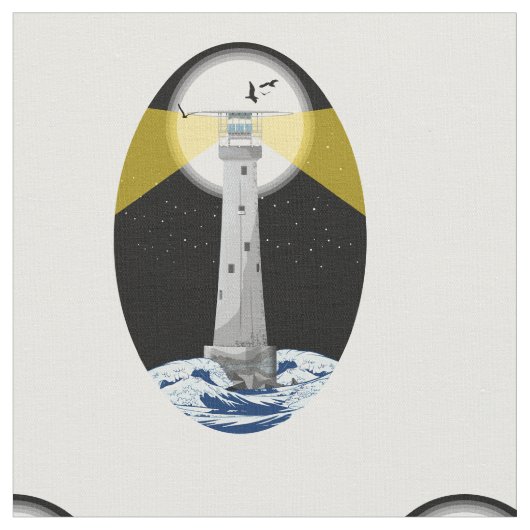 Bishop Rock Lighthouse Stoff (Nahaufnahme)