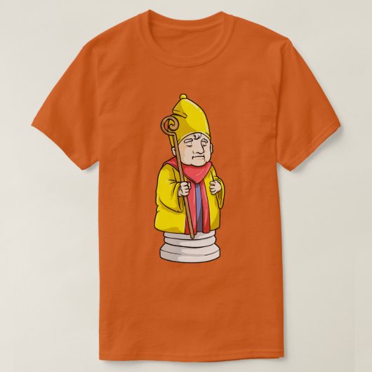 Bishop Schess Stück T-Shirt (Design vorne)
