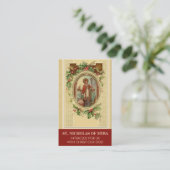 BISHOP ST. NICHOLAS VON MYRA PRAYER HOLY CARDS VISITENKARTE (Stehend Vorderseite)