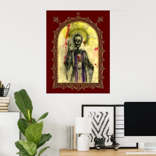 Bishop Voodoo Blues Poster (Heimbüro)