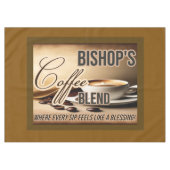 Bishops Coffee Tablecloth 60x84 Tischdecke (Vorderseite (Horizontal))
