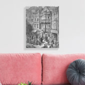 Bishopsgate Street Leinwanddruck (Insitu (Wohnzimmer))