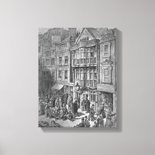 Bishopsgate Street Leinwanddruck (Vorderseite)