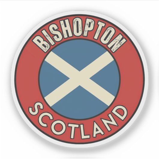 Bishopton, Schottland Aufkleber (Vorderseite)