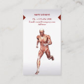 Bisiness-Karte für Heilmassagetherapeut Visitenkarte (Rückseite)