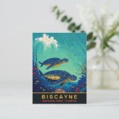 Biskaya, Schildkröten, Floraida, Reisen Postkarte (Stehend Vorderseite)