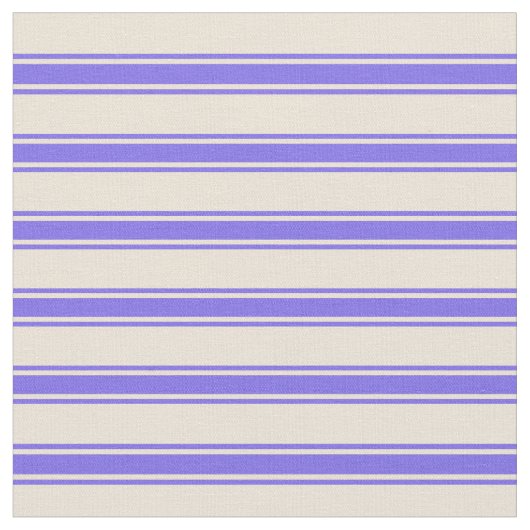 Biskige und mittelschieferblaue, farbige Linien Stoff (Nahaufnahme)