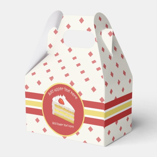 Biskuitkuchen - Mattierte Tres Leches Creme und ro Geschenkschachtel (Rückseite)