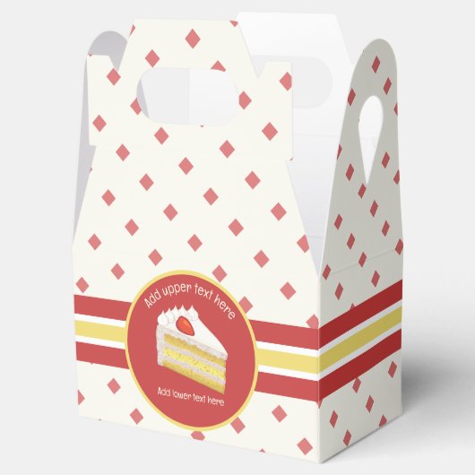 Biskuitkuchen - Mattierte Tres Leches Creme und ro Geschenkschachtel (Geöffnet)