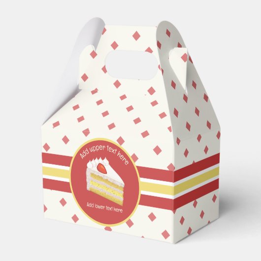 Biskuitkuchen - Mattierte Tres Leches Creme und ro Geschenkschachtel (Vorderseite)