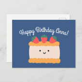 Biskuitkuchen Postkarte (Vorne/Hinten)