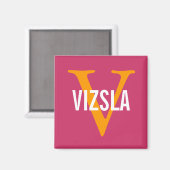 Bisla Breed Monogram Design Magnet (Vorderseite/Rückseite)