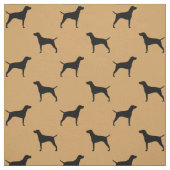 Bisla Hund-Silhouette-Muster Stoff (Muster)