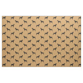 Bisla Hund-Silhouette-Muster Stoff (Fat Quarter (45,7 x 55,9 cm))