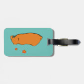 Bisla-Schlaf Zeichnend Farbe Gepäckanhänger (Rückseite horizontal)