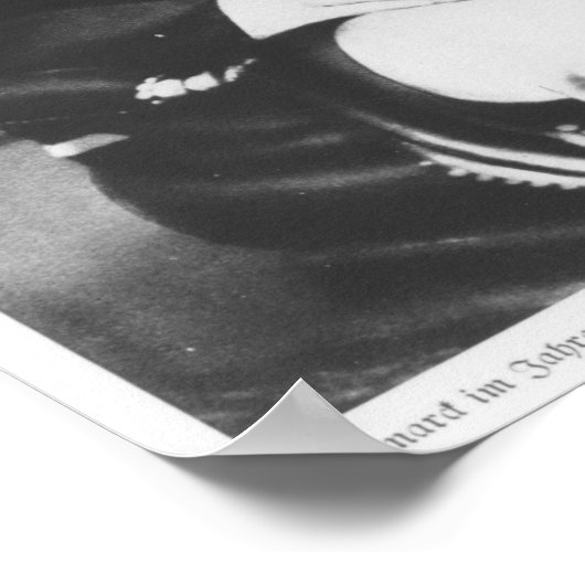 Bismarck 1870 vor der Kriegserklärung Poster (Ecke)