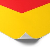 Bismarck City flagge Poster (Ecke)