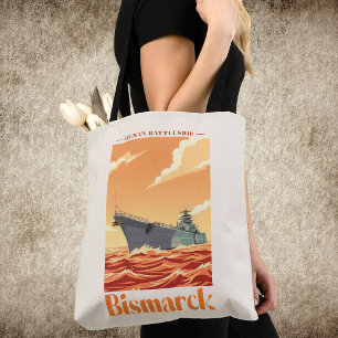 Bismarck Deutsches Schlachtschiff - Vintage Marine Tasche