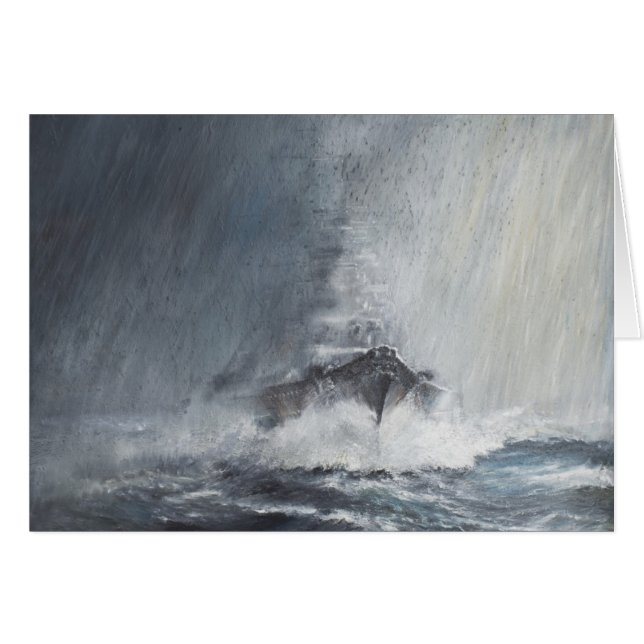 Bismarck durch Vorhänge des Regen-Schneeregens (Vorderseite (Horizontal))