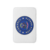 Bismarck North Dakota Badematte (Vorderseite Vertikal)