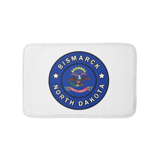 Bismarck North Dakota Badematte (Vorderseite)