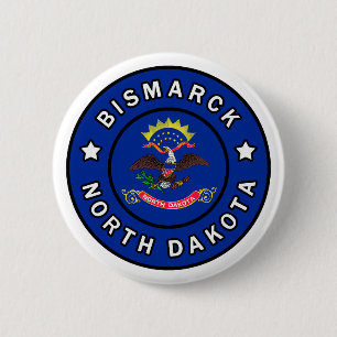 Bismarck North Dakota Button
