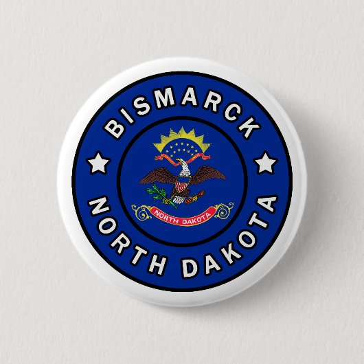 Bismarck North Dakota Button (Vorderseite)