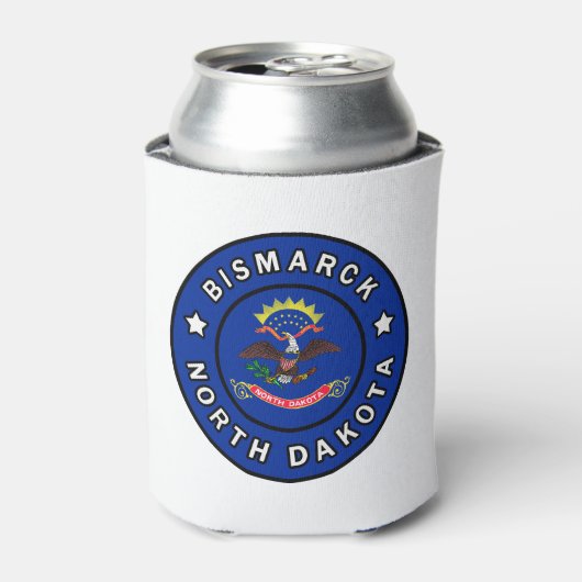 Bismarck North Dakota Dosenkühler (Kanne Vorderseite)