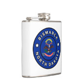 Bismarck North Dakota Flachmann (Rechts)