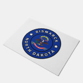 Bismarck North Dakota Fußmatte (Schrägansicht)