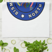 Bismarck North Dakota Geschirrtuch (Gefaltet)