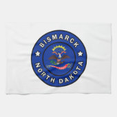 Bismarck North Dakota Geschirrtuch (Horizontal)