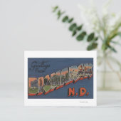 Bismarck, North Dakota - Große Briefmarkenszenen Postkarte (Stehend Vorderseite)