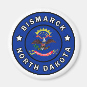 Bismarck North Dakota Magnet (Vorne)