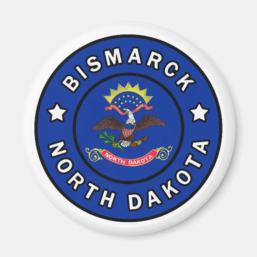 Bismarck North Dakota Magnet (Vorne)