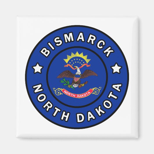 Bismarck North Dakota Magnet (Vorne)