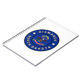 Bismarck North Dakota Notizblock (Linke Seite)