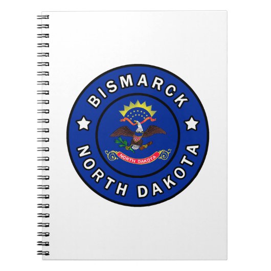 Bismarck North Dakota Notizblock (Vorderseite)