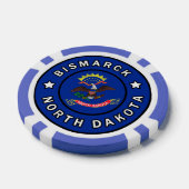 Bismarck North Dakota Pokerchips (Einzeln)