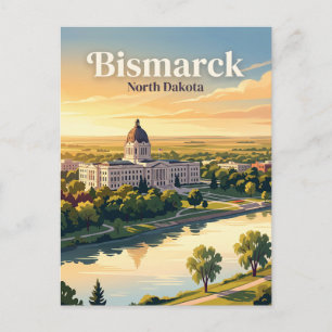 Bismarck, North Dakota Postkarte