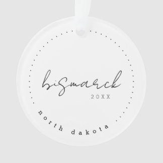 Bismarck, North Dakota Travel Vereinte Staaten Ornament