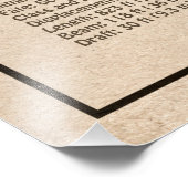 Bismarck - Pläne für die Schlachtung - Blaupause S Fotodruck (Ecke)